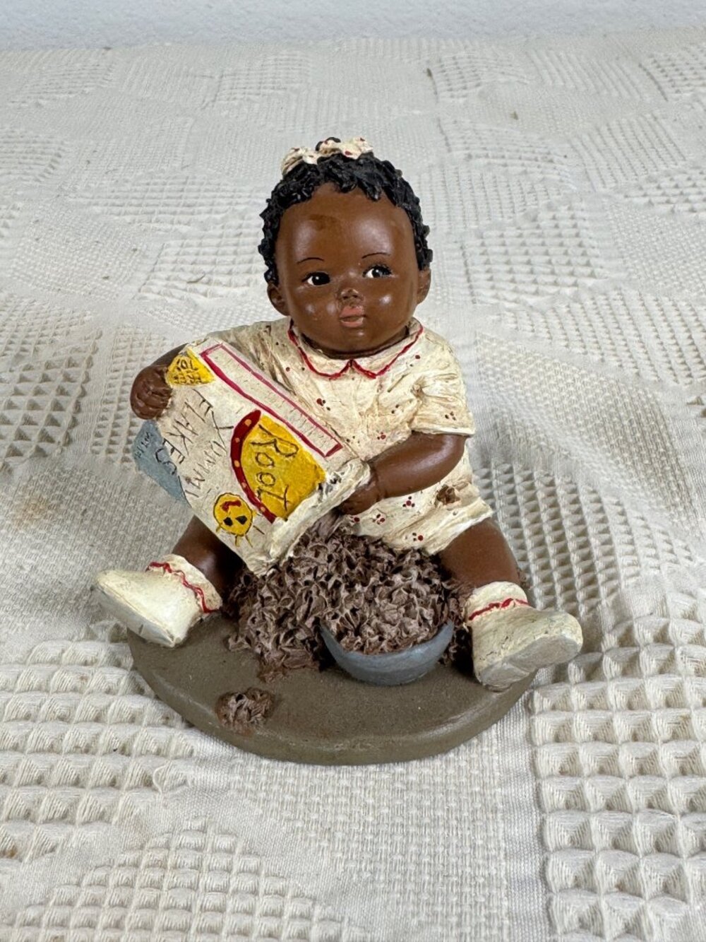 All Gods Children Martha Holcombe Root Figurine Of Young Girl Shirley 67 Pouring